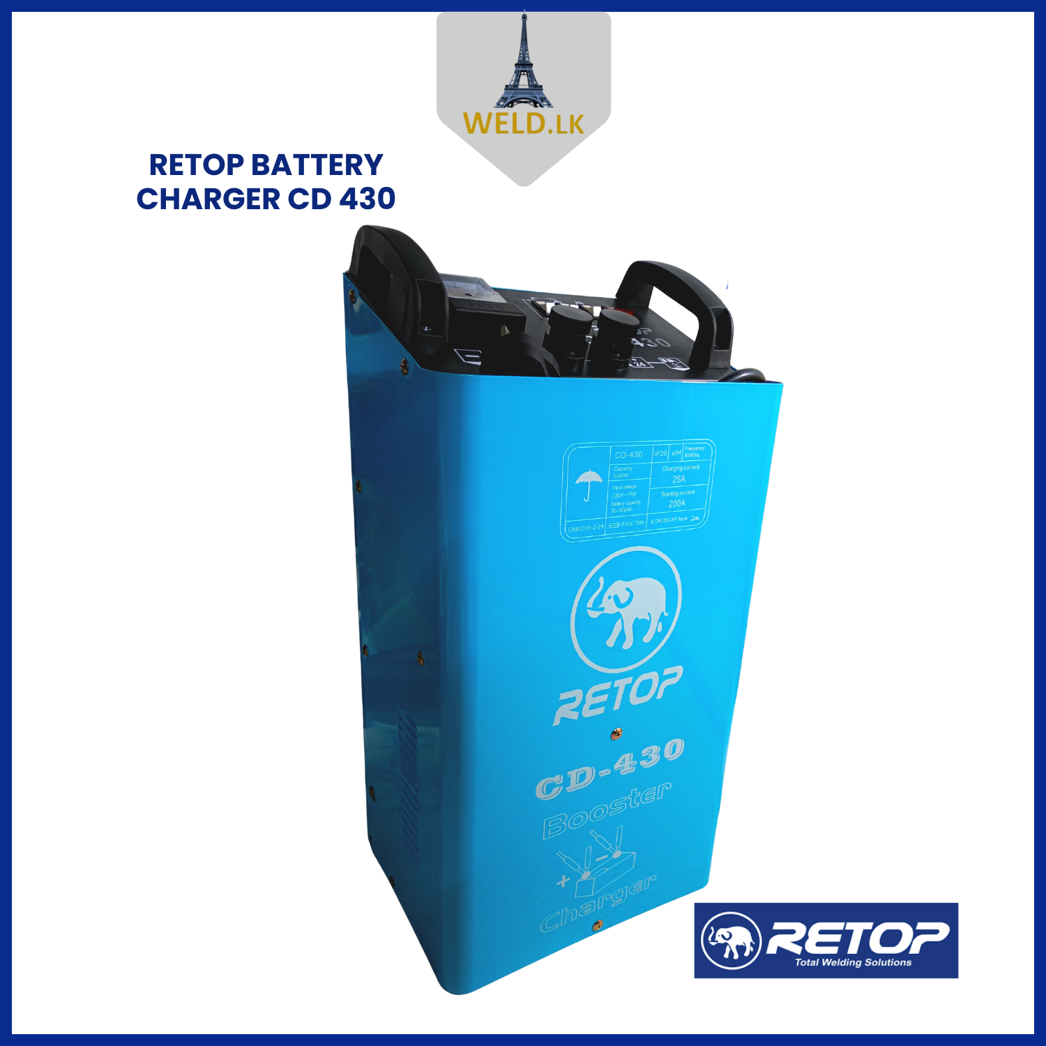 RETOP BATTERY CHARGER CD 430
