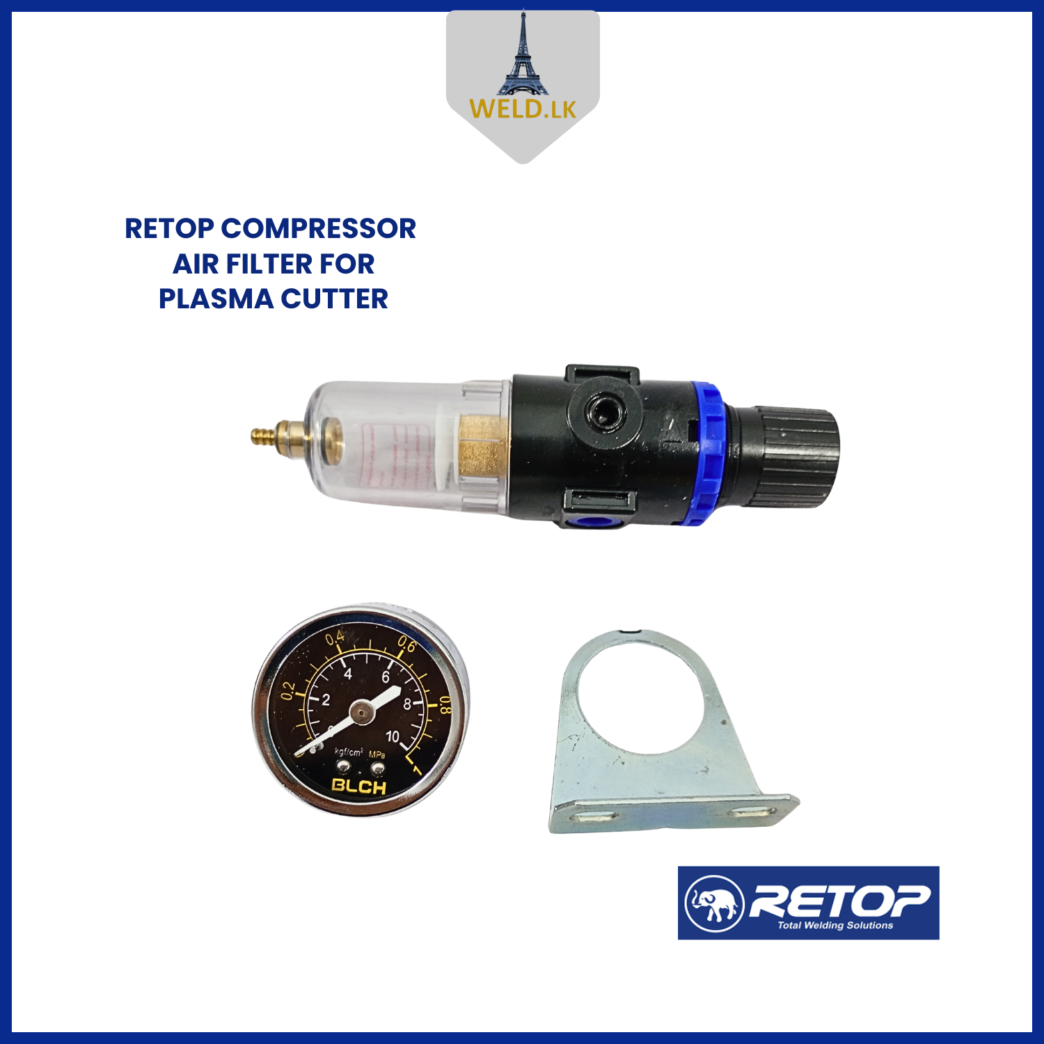 RETOP COMPRESSOR AIR FILTER FOR PLASMA CUTTER