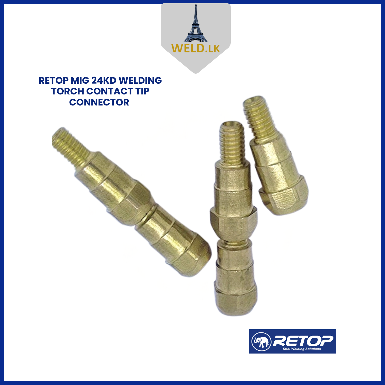 RETOP MIG 24KD WELDING TORCH CONTACT TIP CONNECTOR