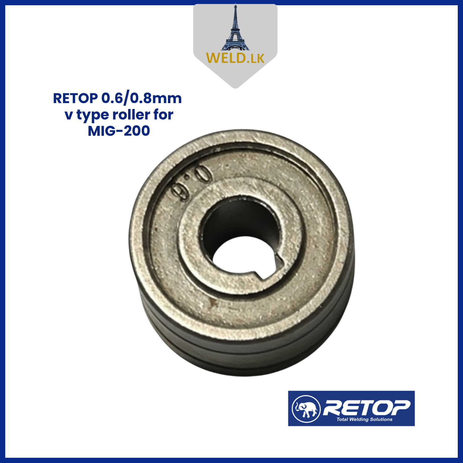 RETOP MIG ROLLER 0.6/0.8mm V TYPE MIG 200