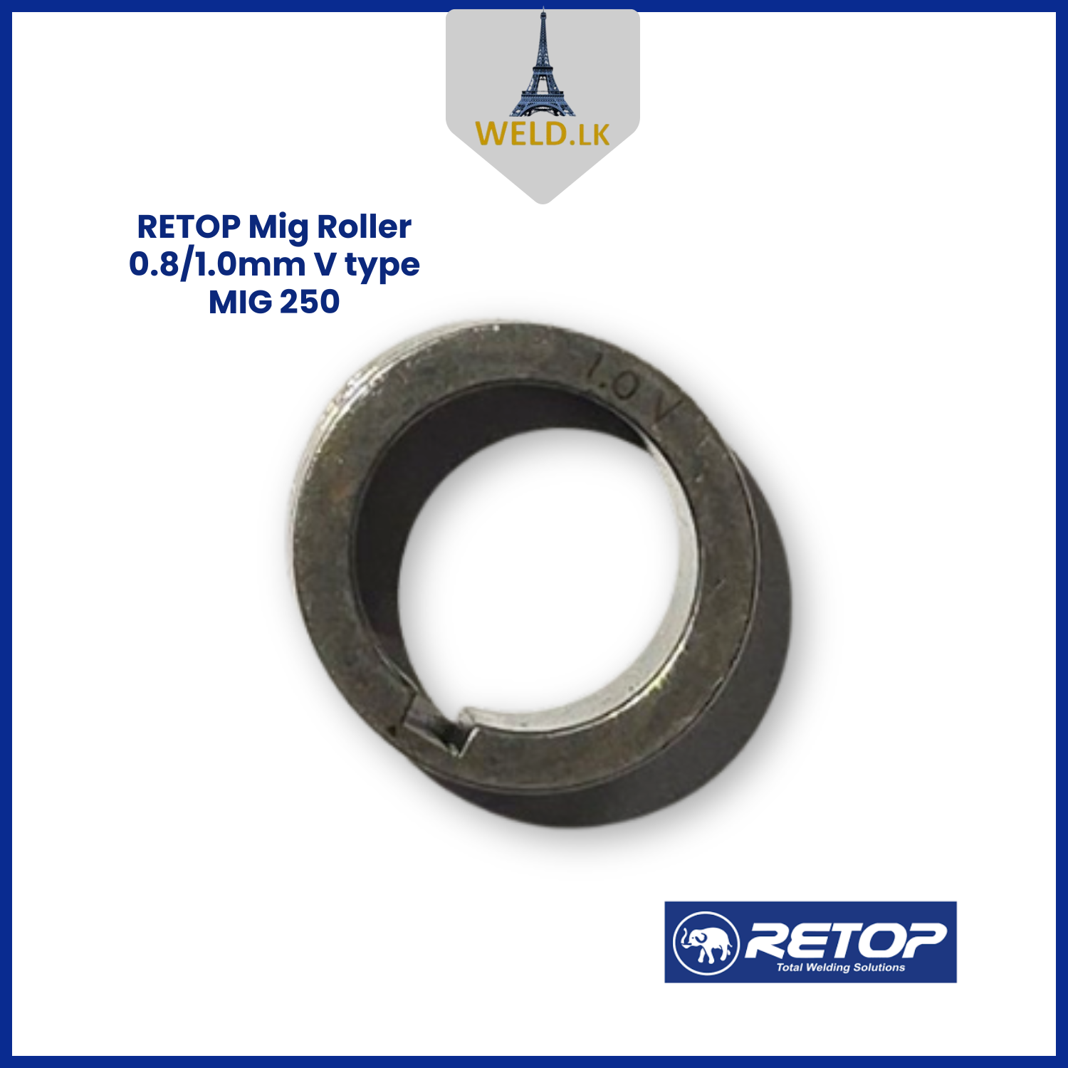 RETOP MIG ROLLER 0.8/1.0mm V TYPE MIG 250