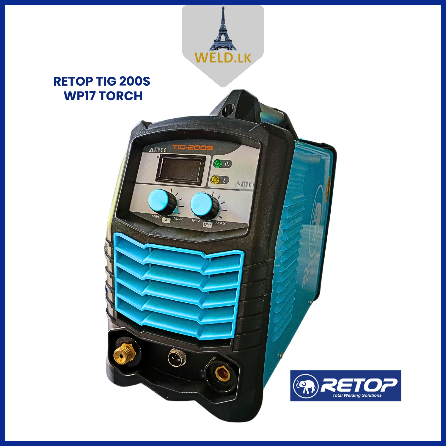 RETOP TIG 200S with WP17 TORCH