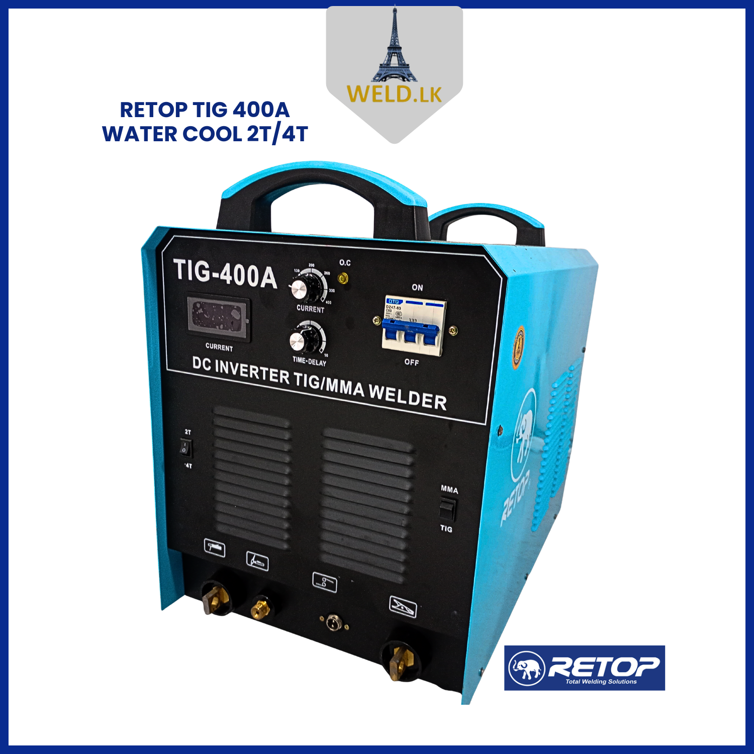 RETOP TIG 400A Water cool 2T/4T