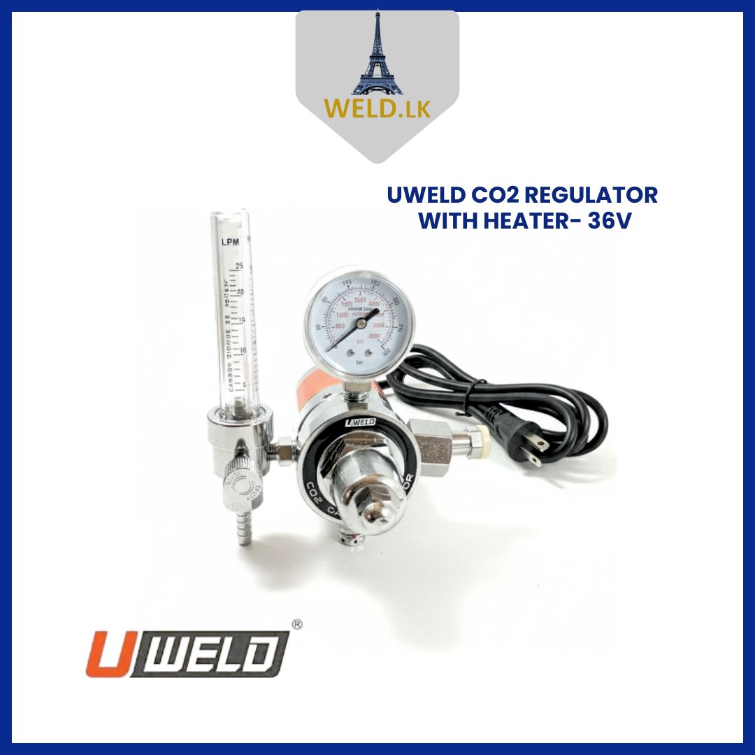 UWELD CO2 REGULATOR WITH HEATER 36V